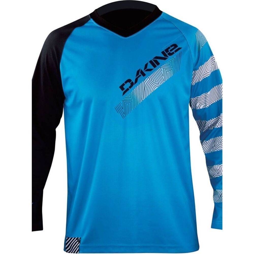 Dakine Descent Jersey Men’s S Blue & Black Long Sleeve Jersey